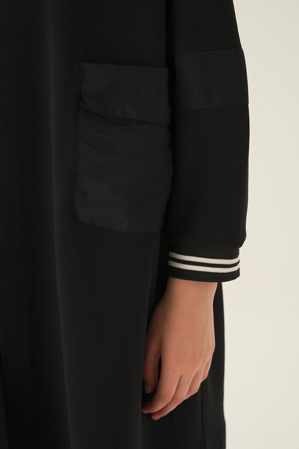 Siyah Kol Ribanalı Kap 4099A - 5