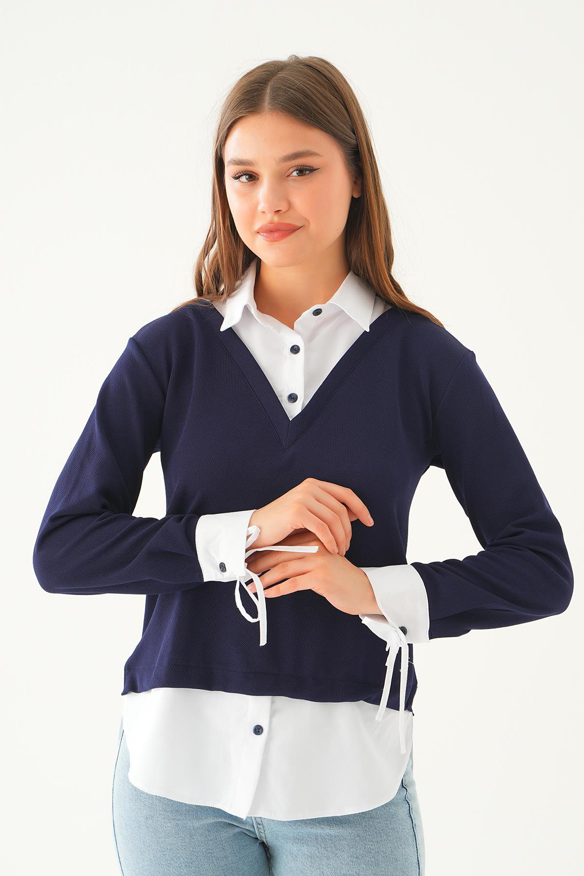 4120A Gömlekli Bluz Laci 