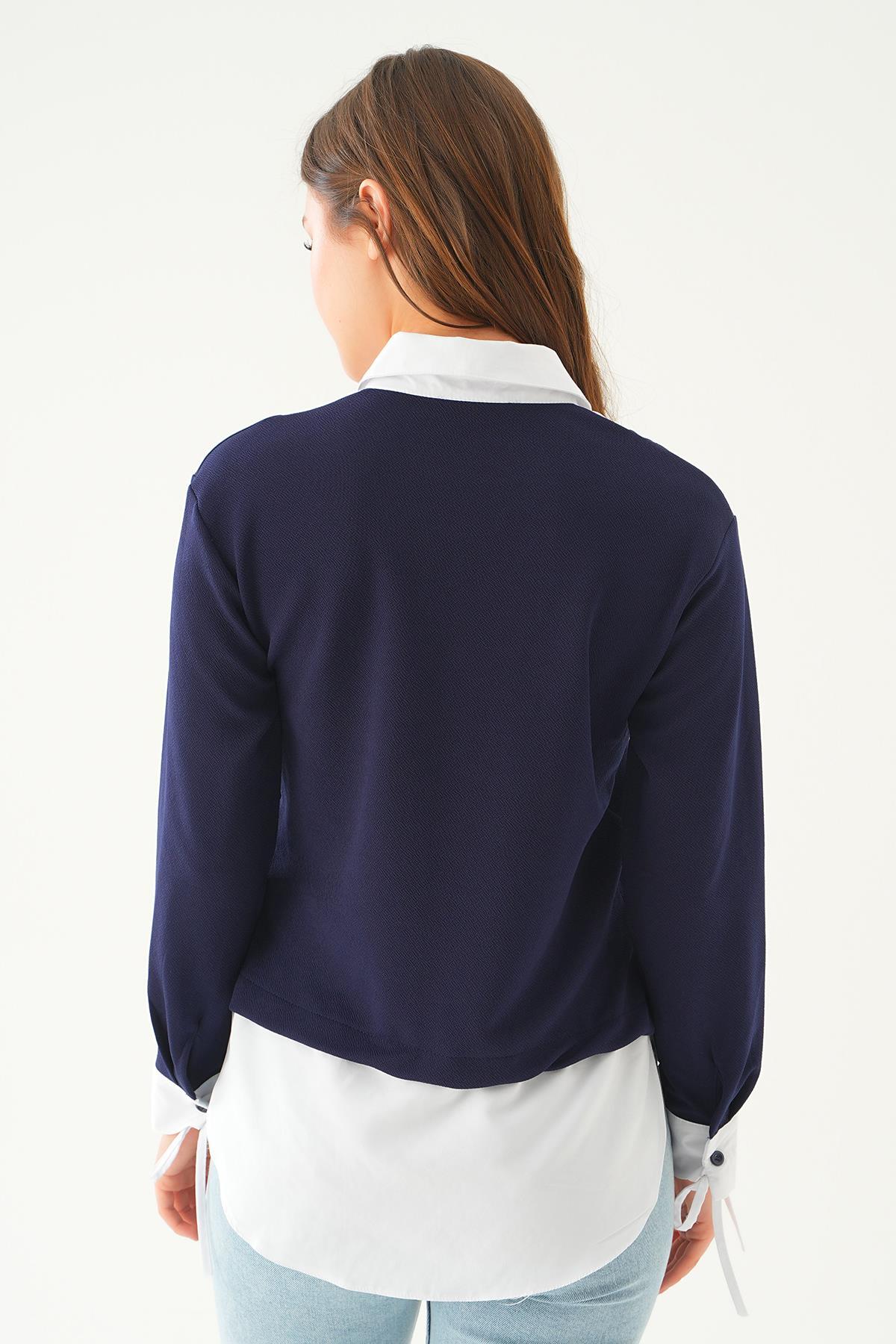 Laci Gömlekli Bluz 4120A - 4