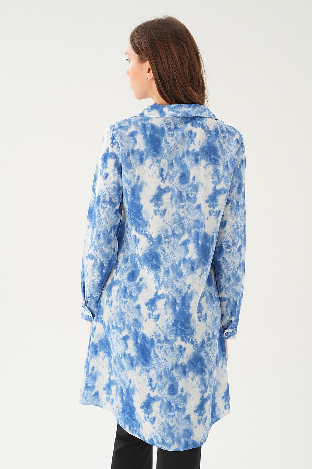 Saks Desenli Tunik 4236A - 5