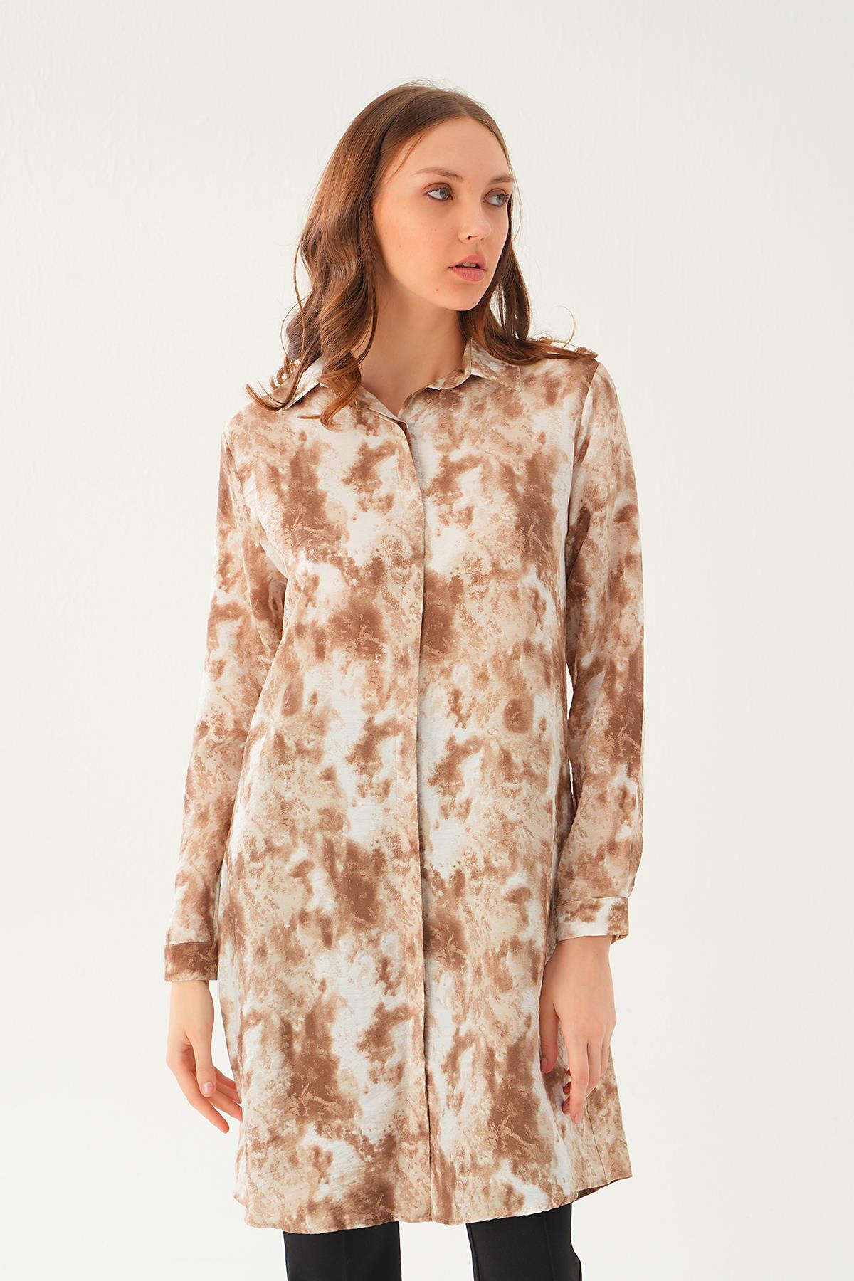 Vizon Desenli Tunik 4236A - 2