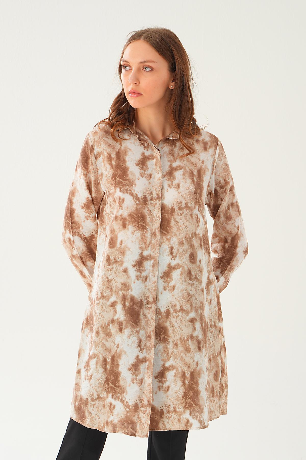 Vizon Desenli Tunik 4236A - 3