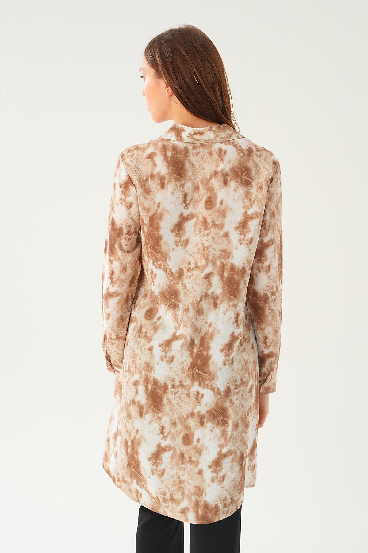 Vizon Desenli Tunik 4236A - 4