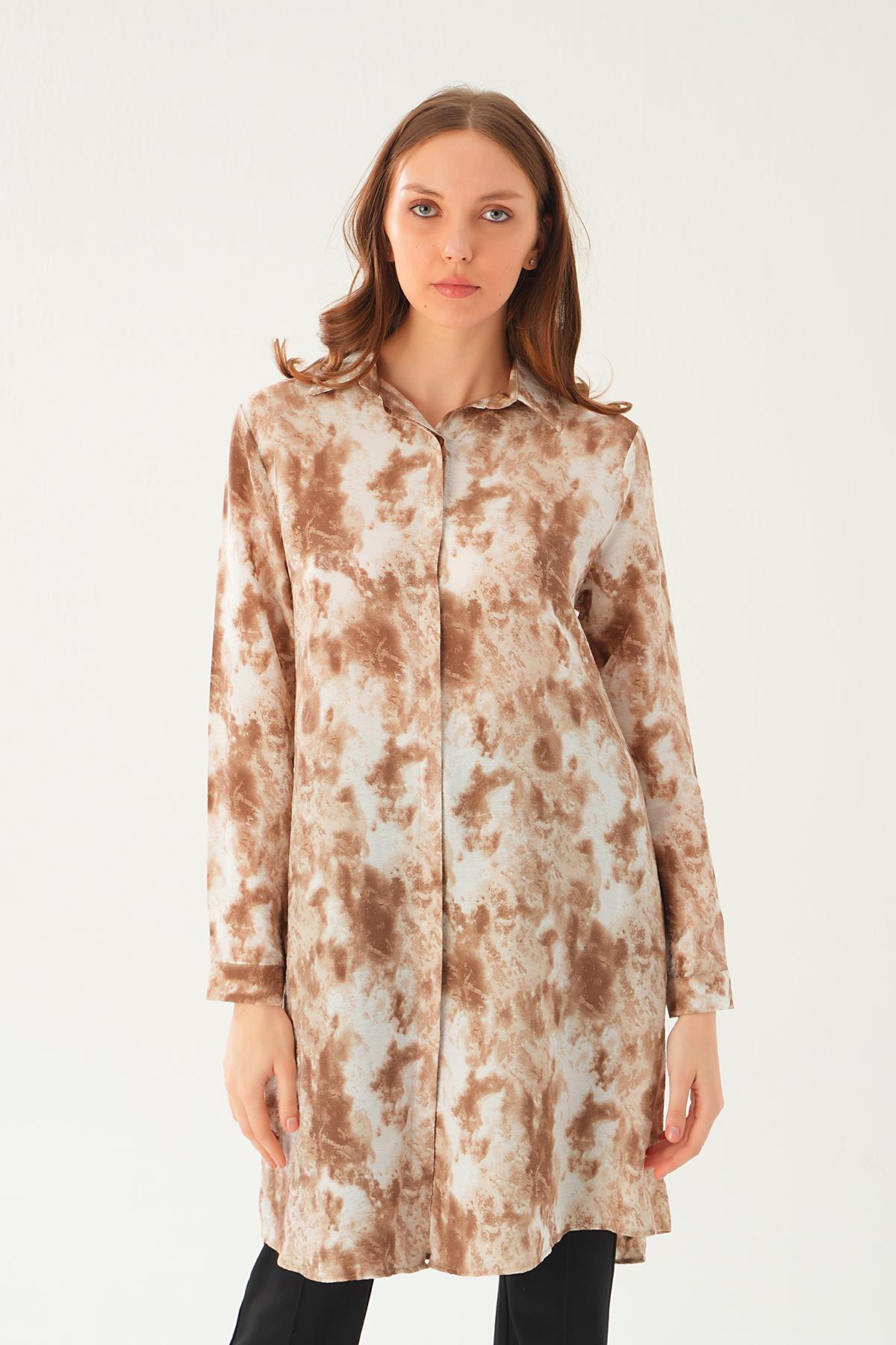 Vizon Desenli Tunik 4236A - 6