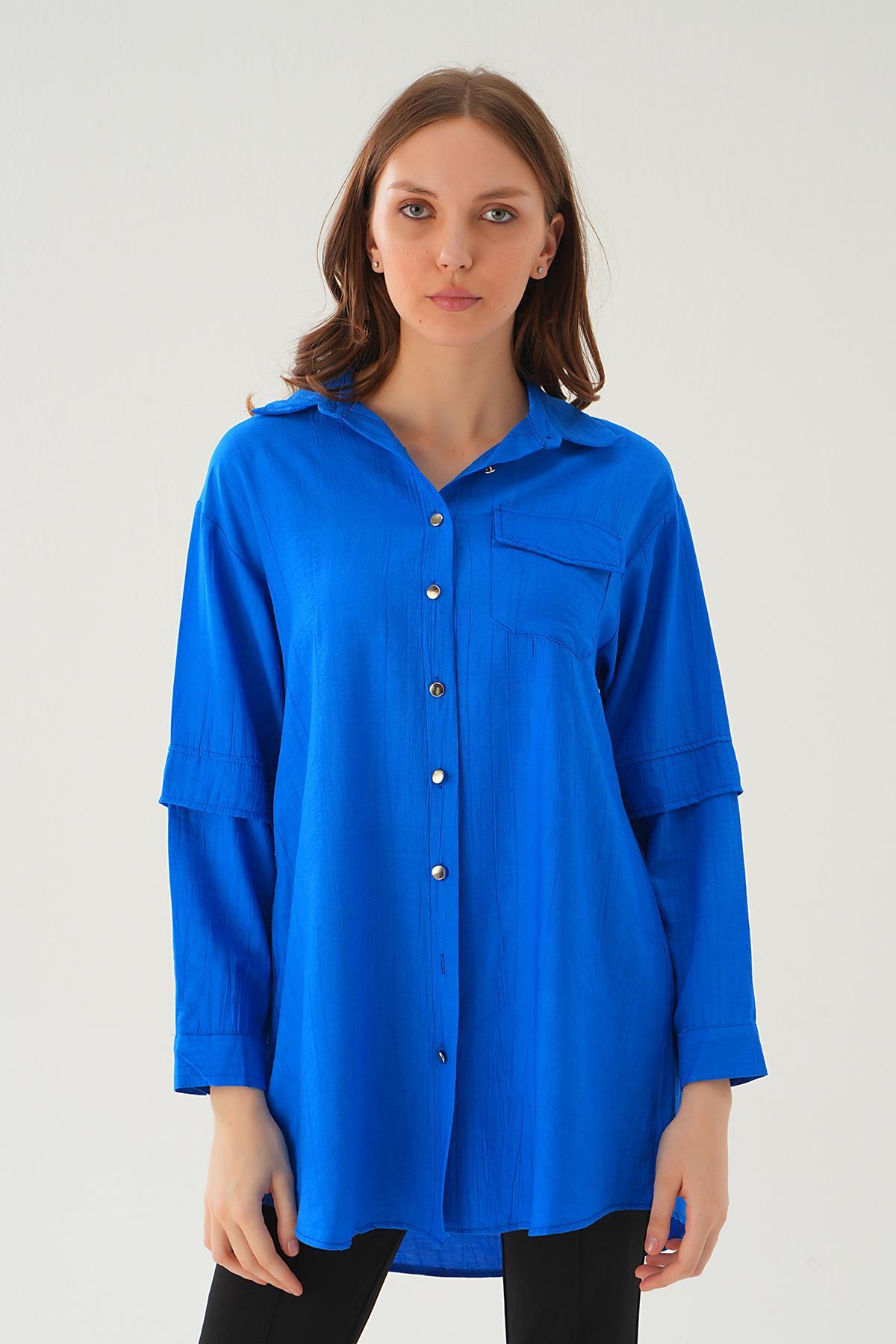 Saks Tek Cep Tunik 4237A - 6