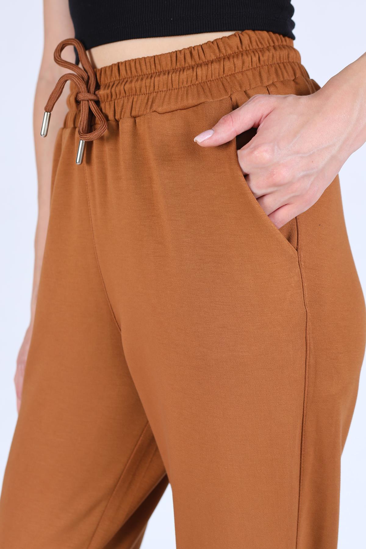 4281A paça Çıtçıtlı Eşofman Taba - 3