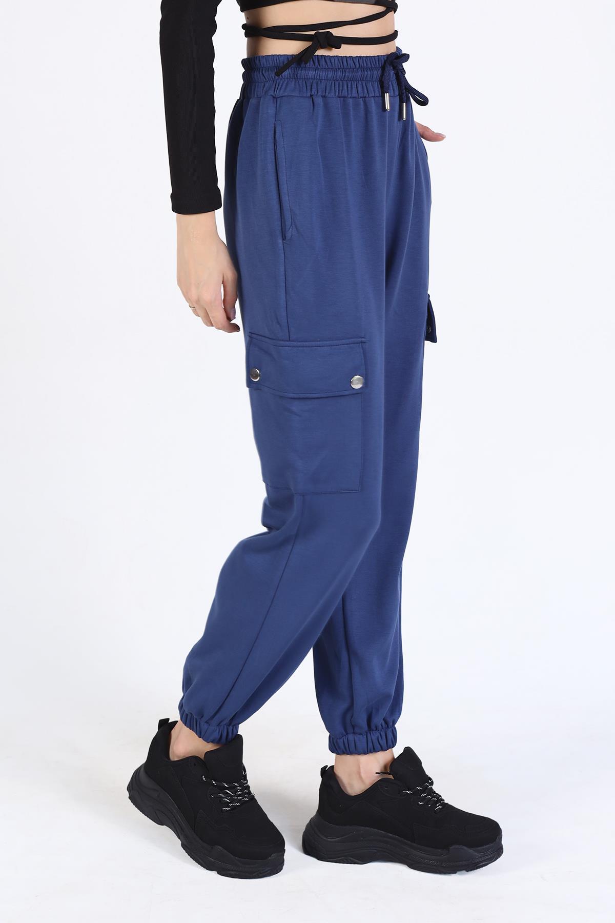 4285A Paça Lastikli Kargo Cep Eşofman Laci - RAYS