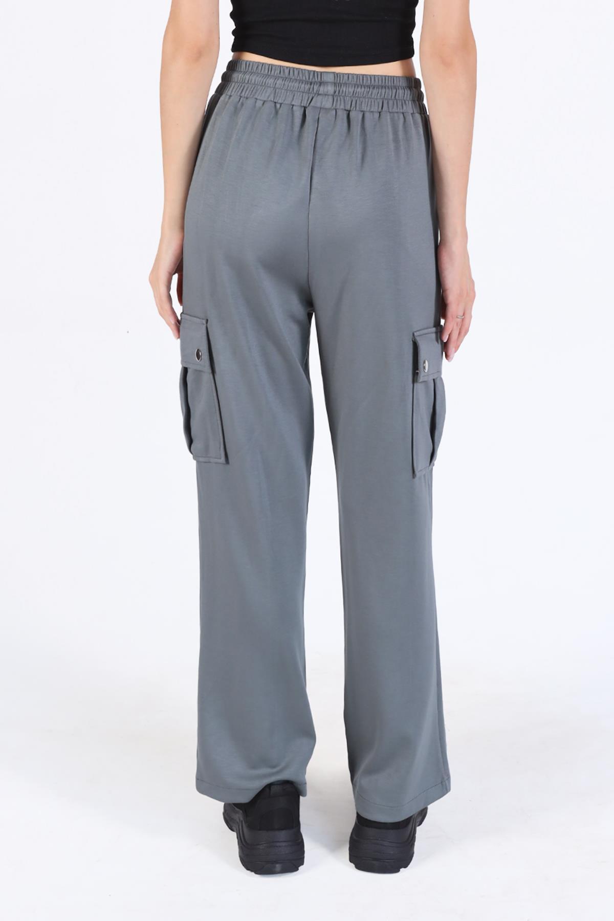 Antrasit Kargo Cep Eşofman 4286A - 5