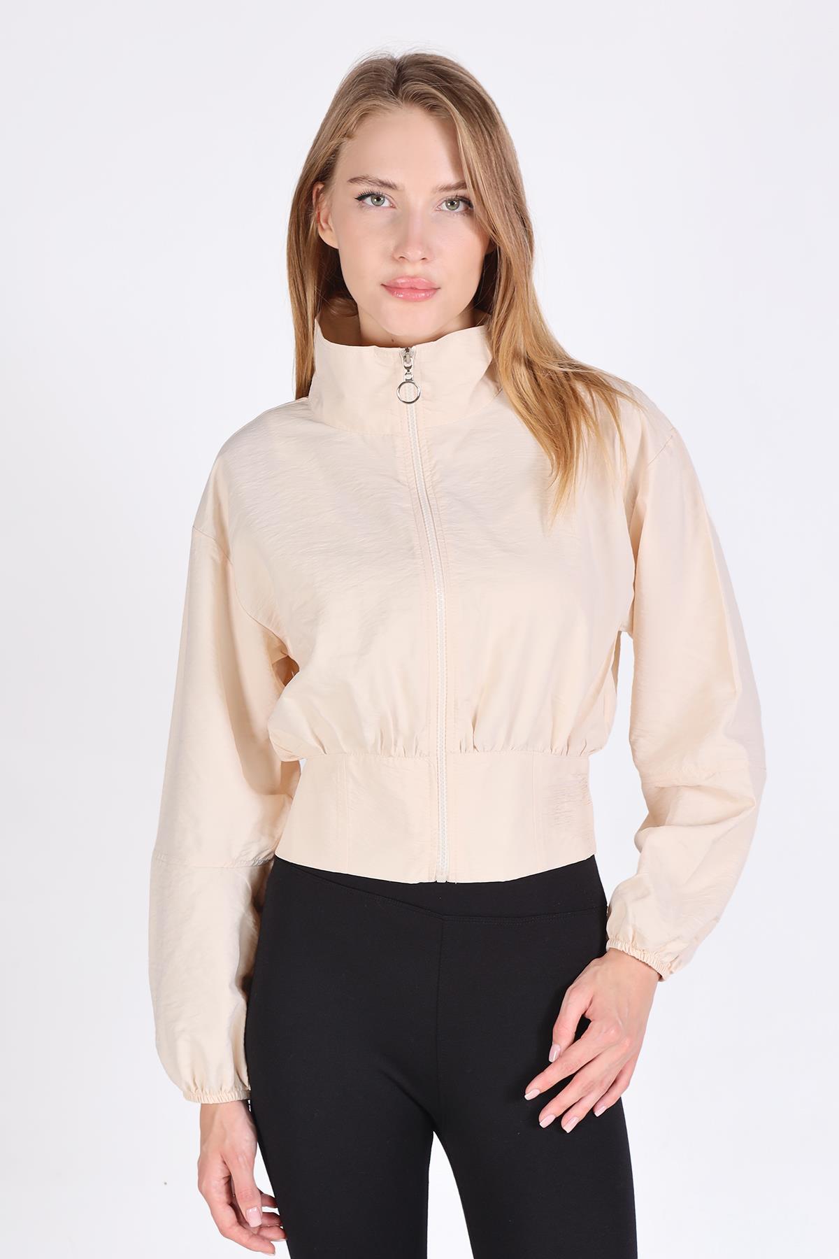 Taş Önü Fermuarlı Kısa Ceket 4296A - 7