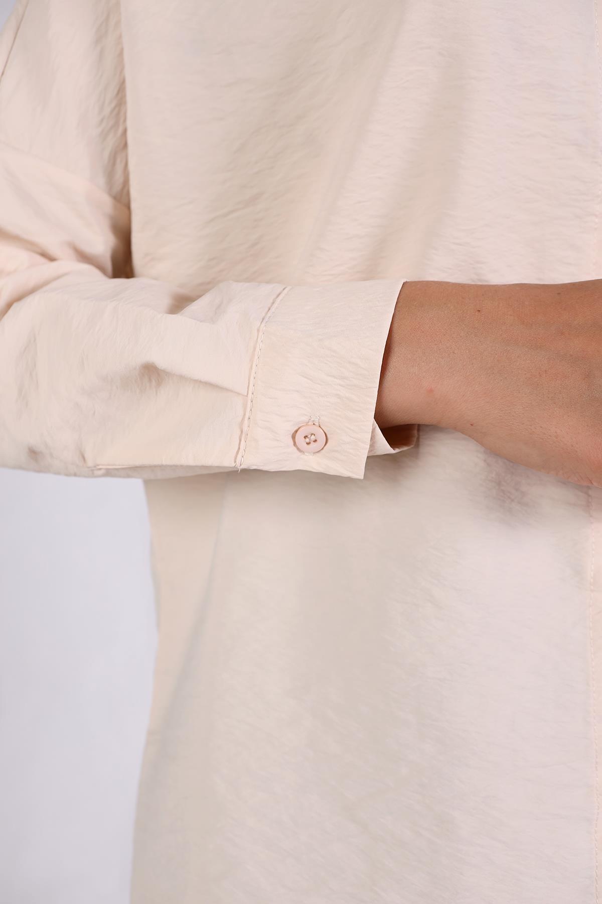 Taş Oversize Klasik Gömlek 4305A - 6