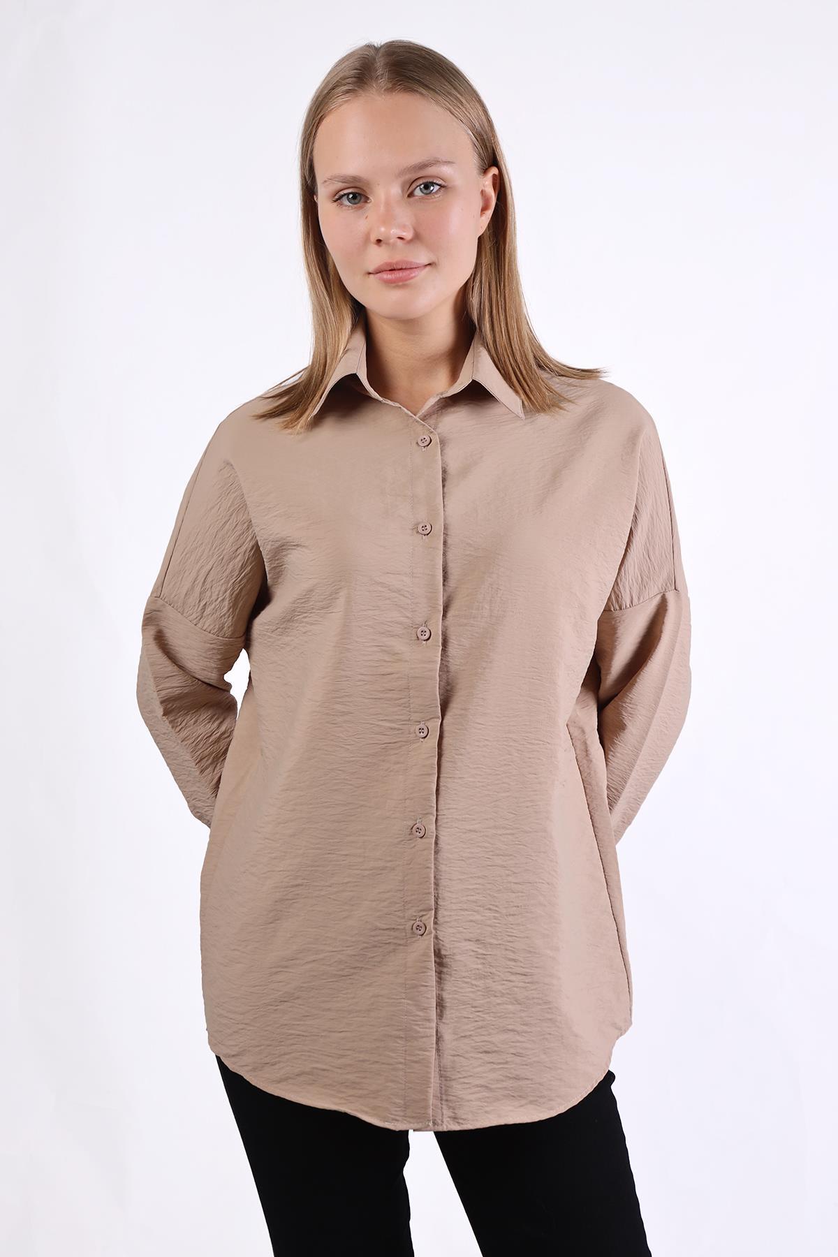 Vizon Oversize Klasik Gömlek 4305A - 2