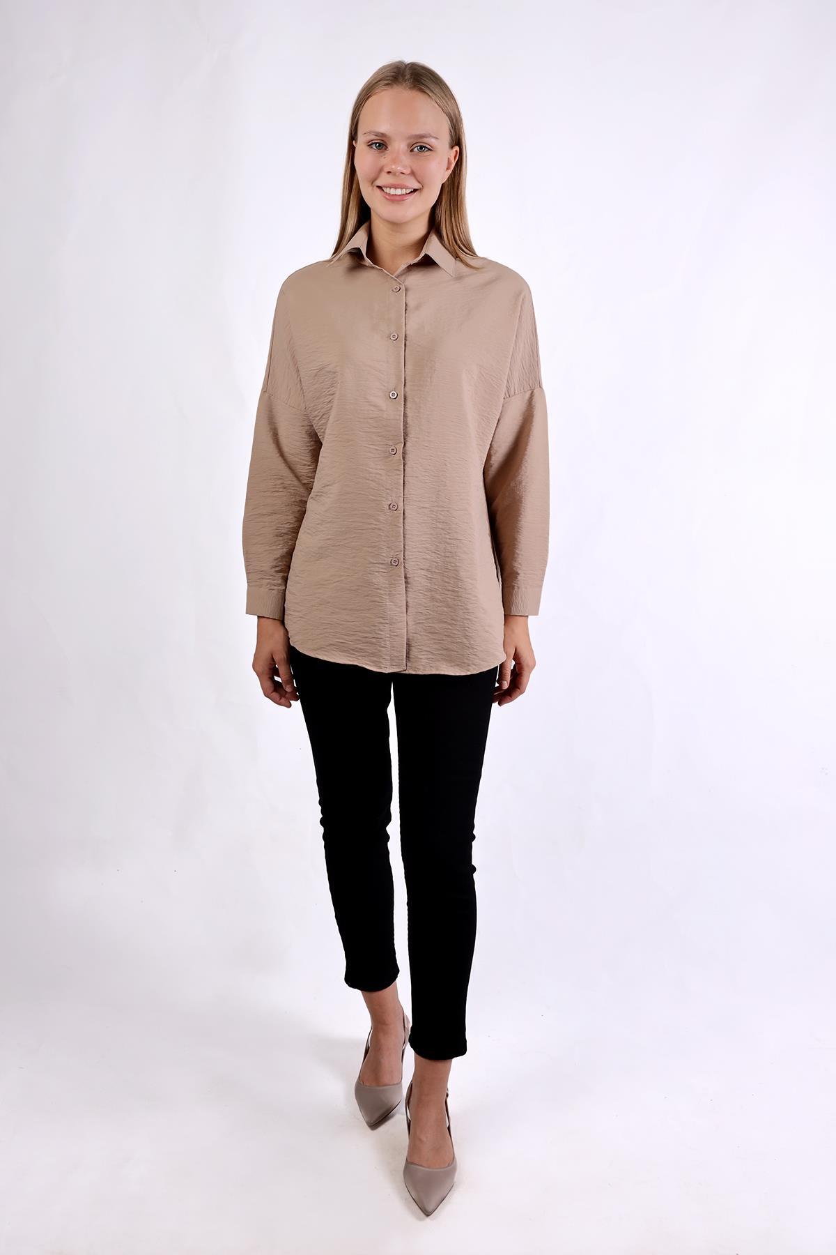 Vizon Oversize Klasik Gömlek 4305A - 8