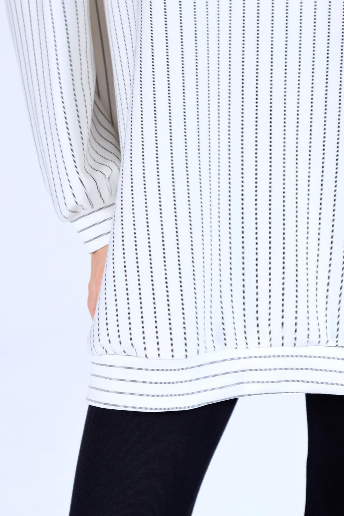 Beyaz Çizgili Tunik 4315A - 4