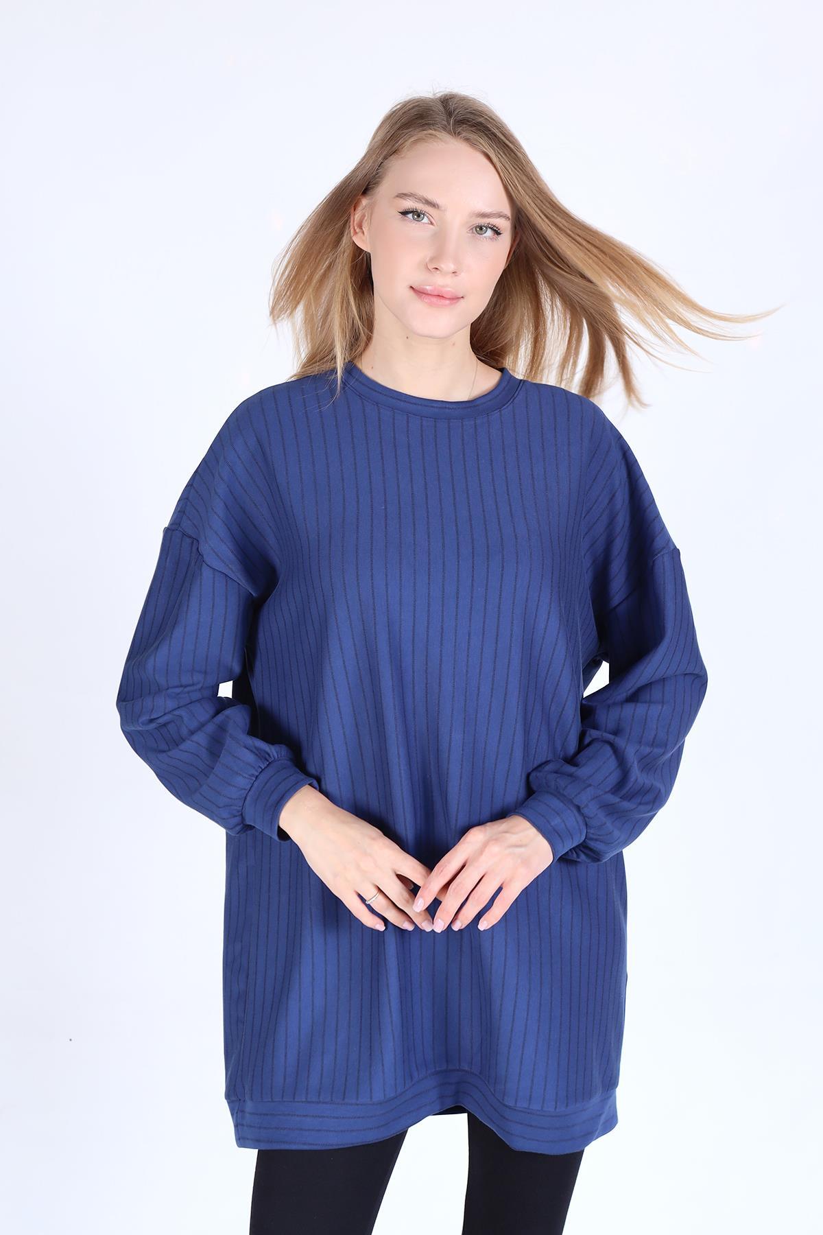 Laci Çizgili Tunik 4315A - 1