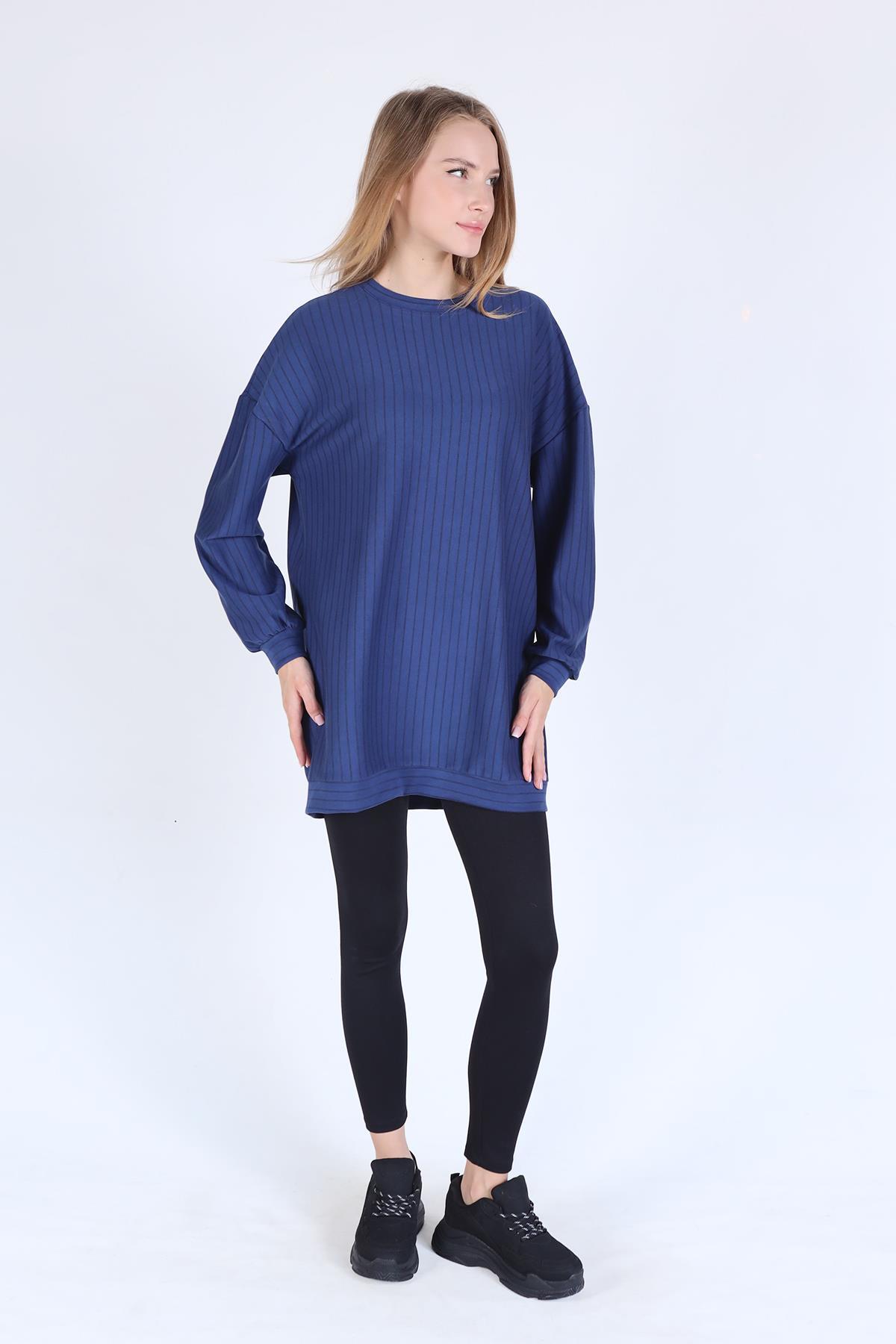 Laci Çizgili Tunik 4315A - 3