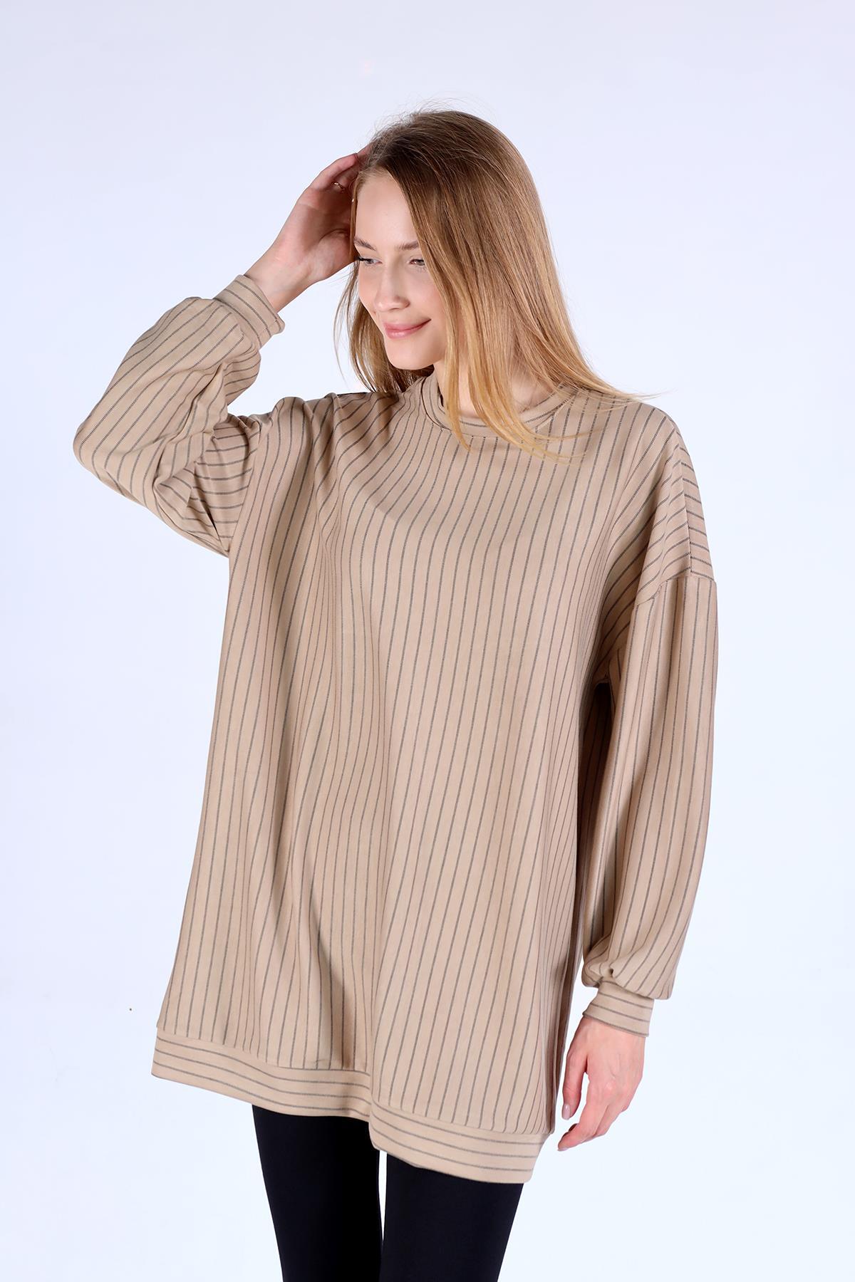 Vizon Çizgili Tunik 4315A - 3