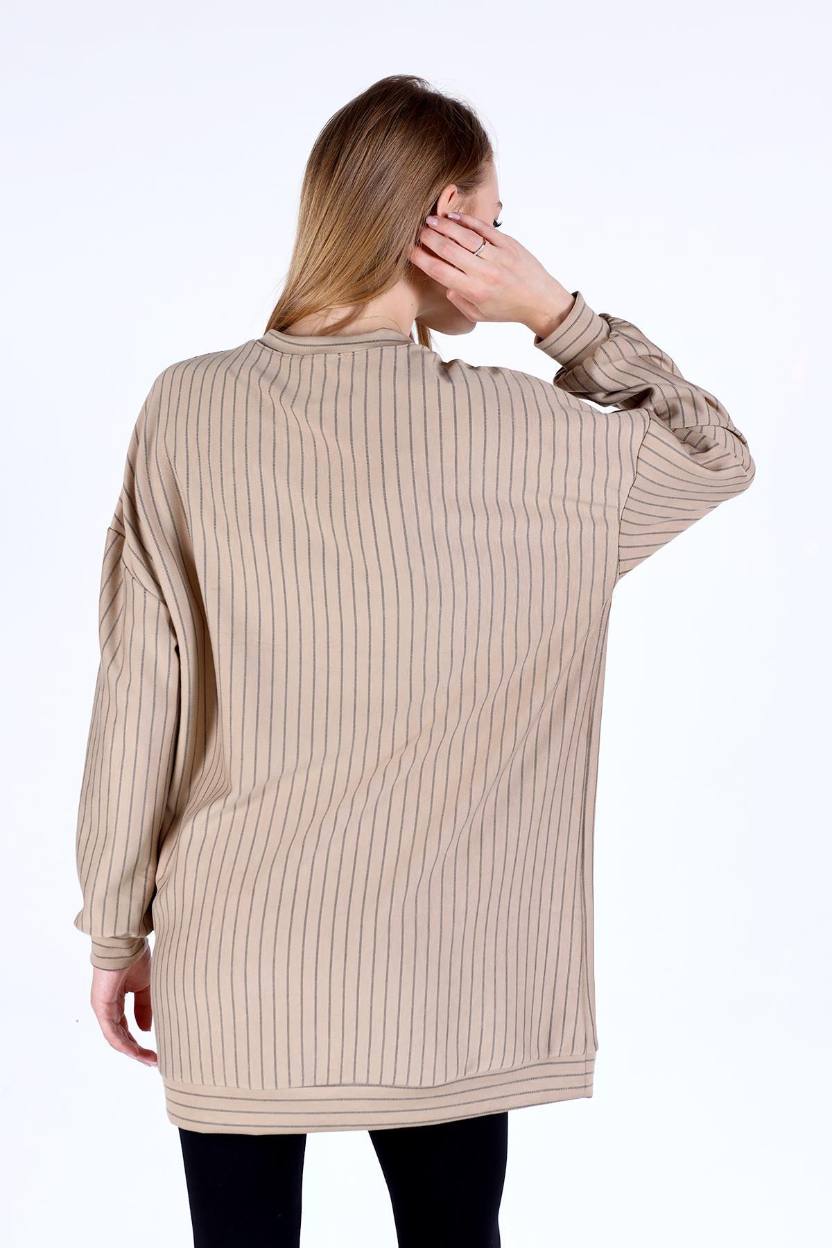 Vizon Çizgili Tunik 4315A - 5