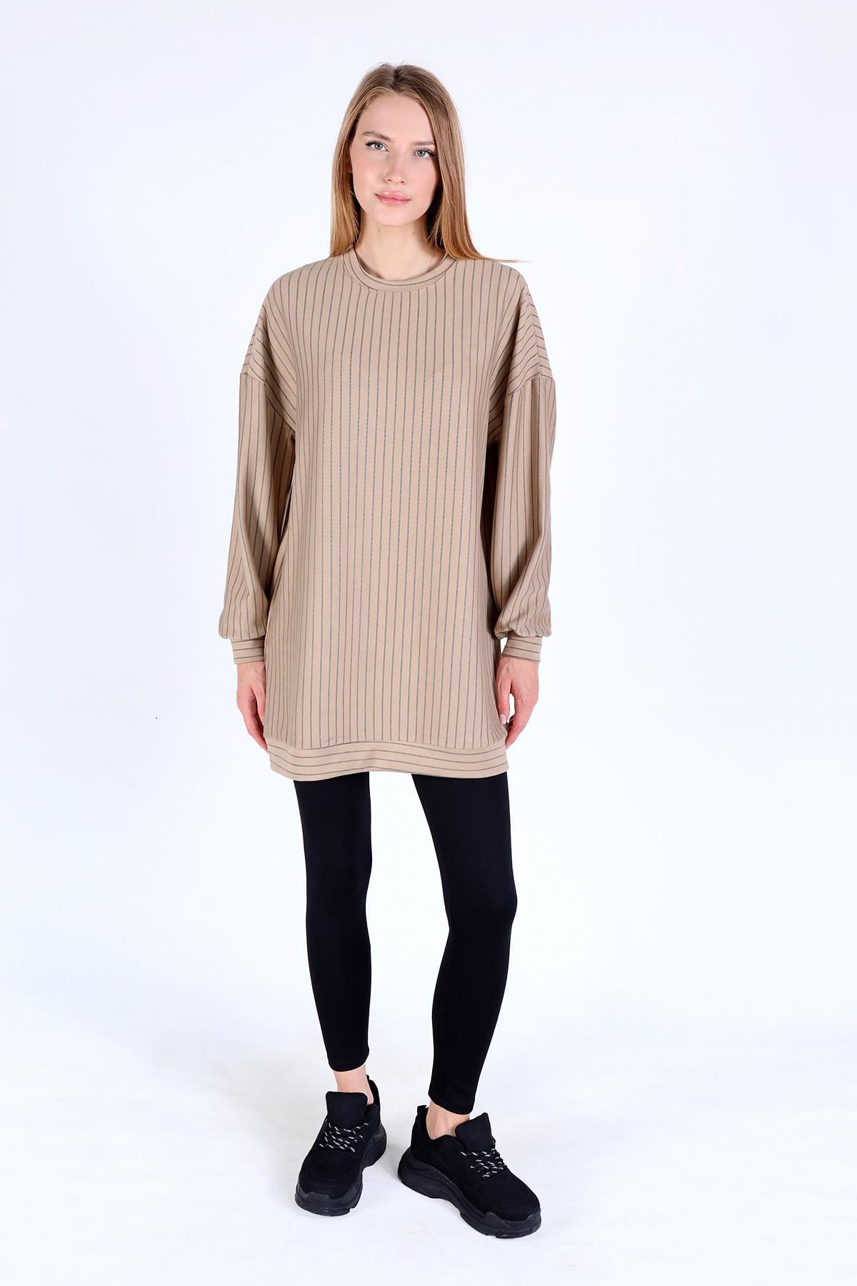 Vizon Çizgili Tunik 4315A - 6