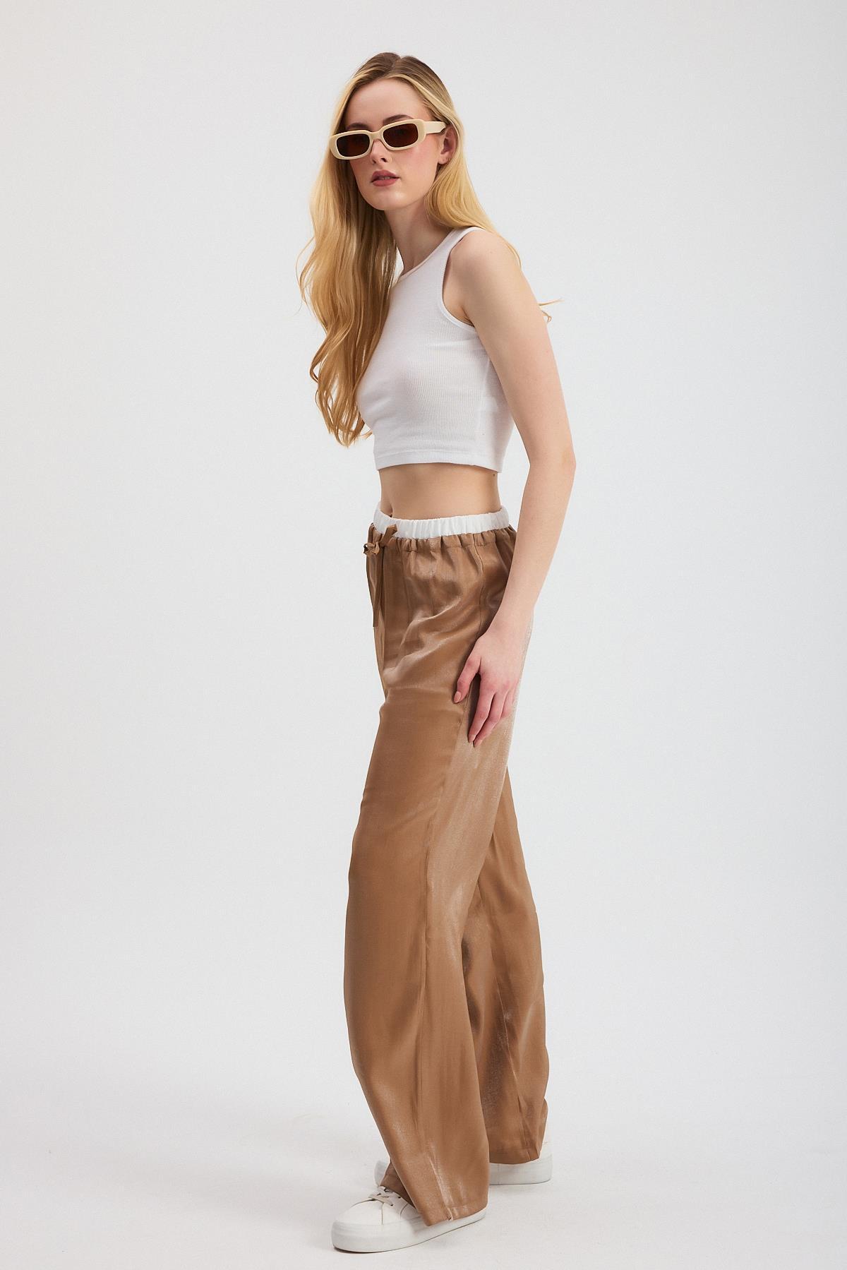 Vizon Bel Lastikli Pantolon 4328A - 7