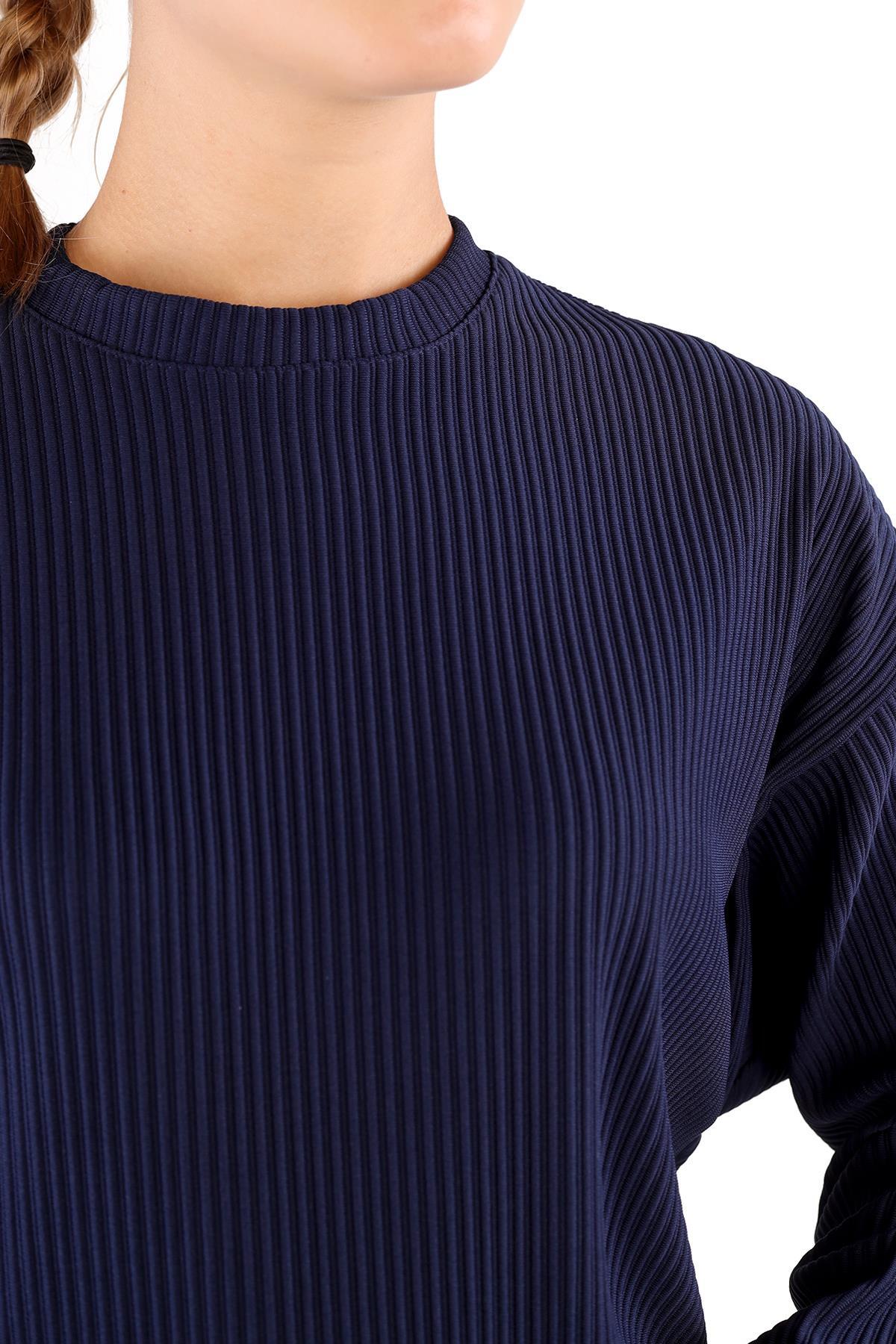 Laci Bisiklet Yaka Bluz 4359A - 4