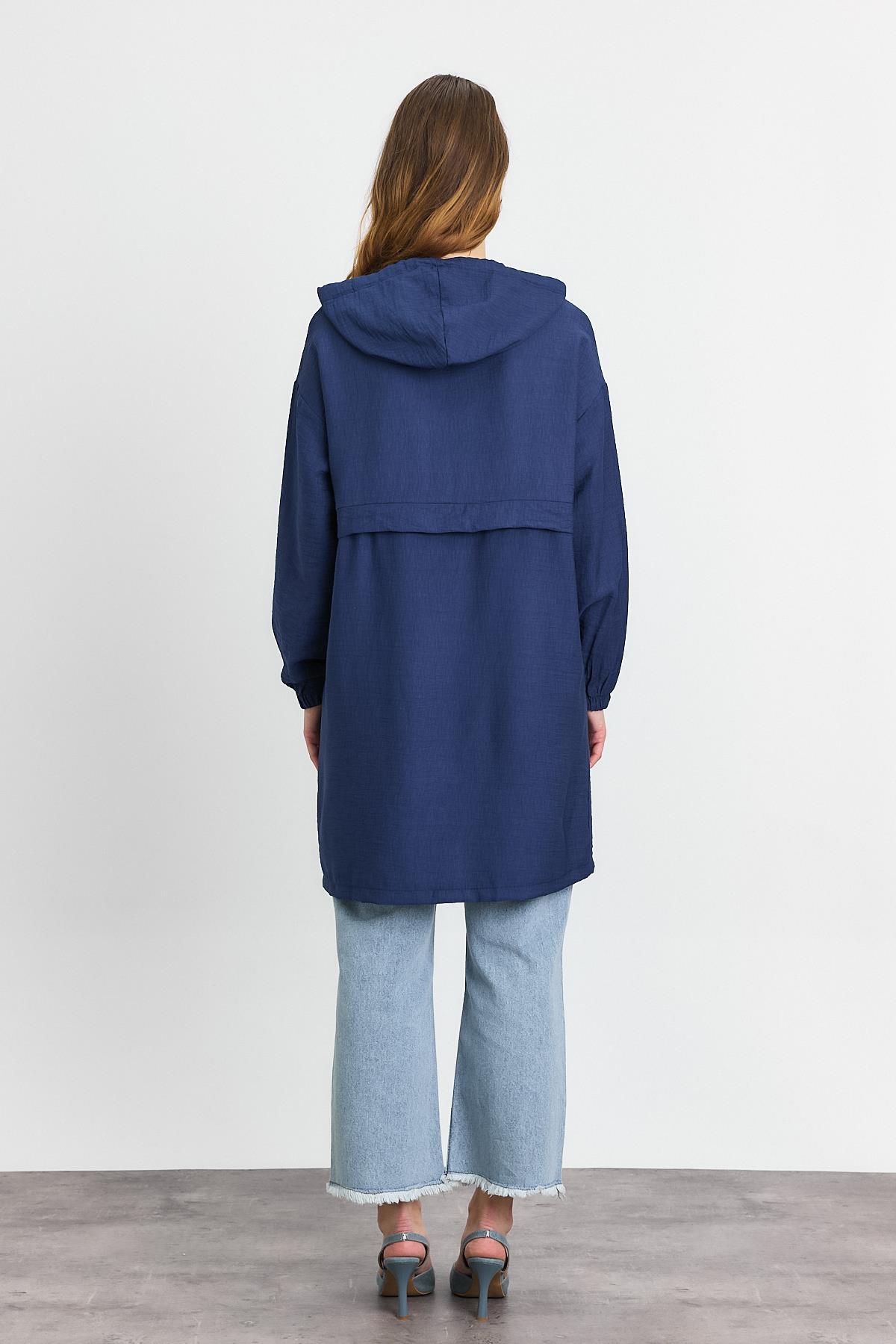 4472A Kapüşonlu Cepli Kap Laci - 5