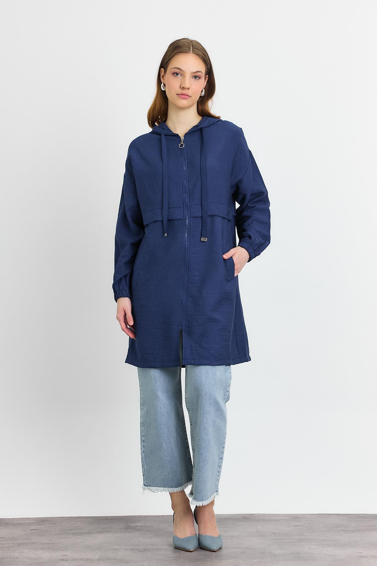 4472A Kapüşonlu Cepli Kap Laci - 2