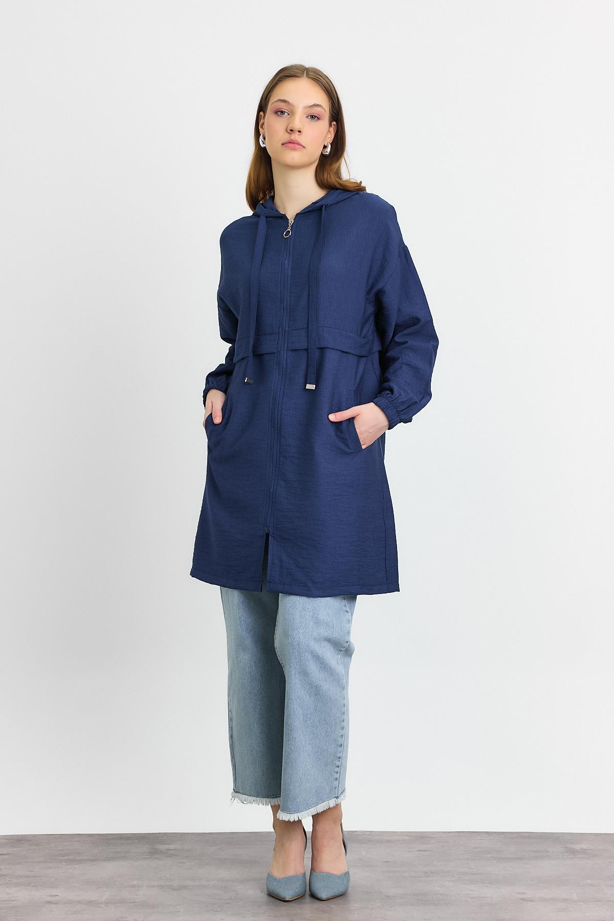 4472A Kapüşonlu Cepli Kap Laci - 7