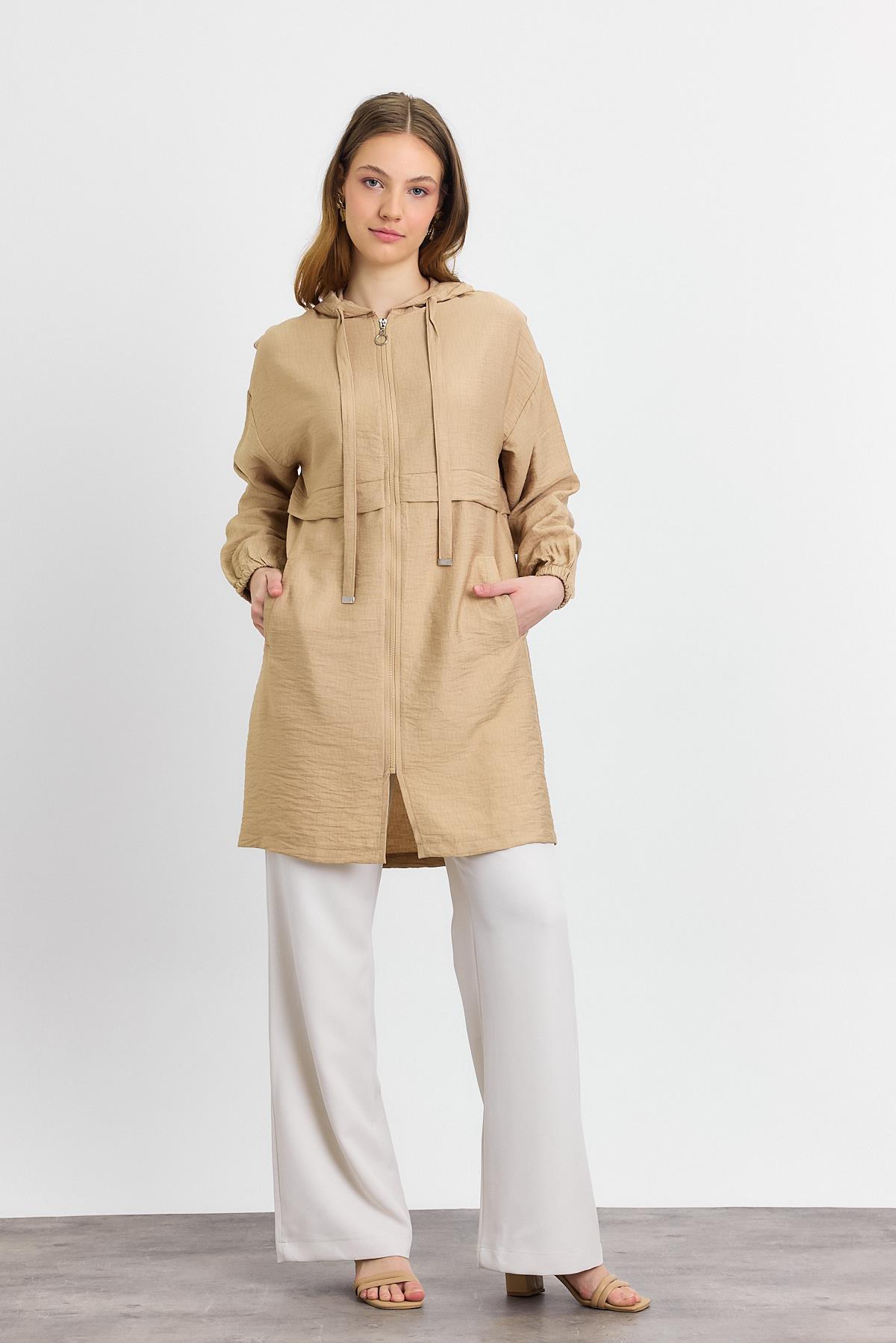 Vizon Kapüşonlu Cepli Kap 4472A 