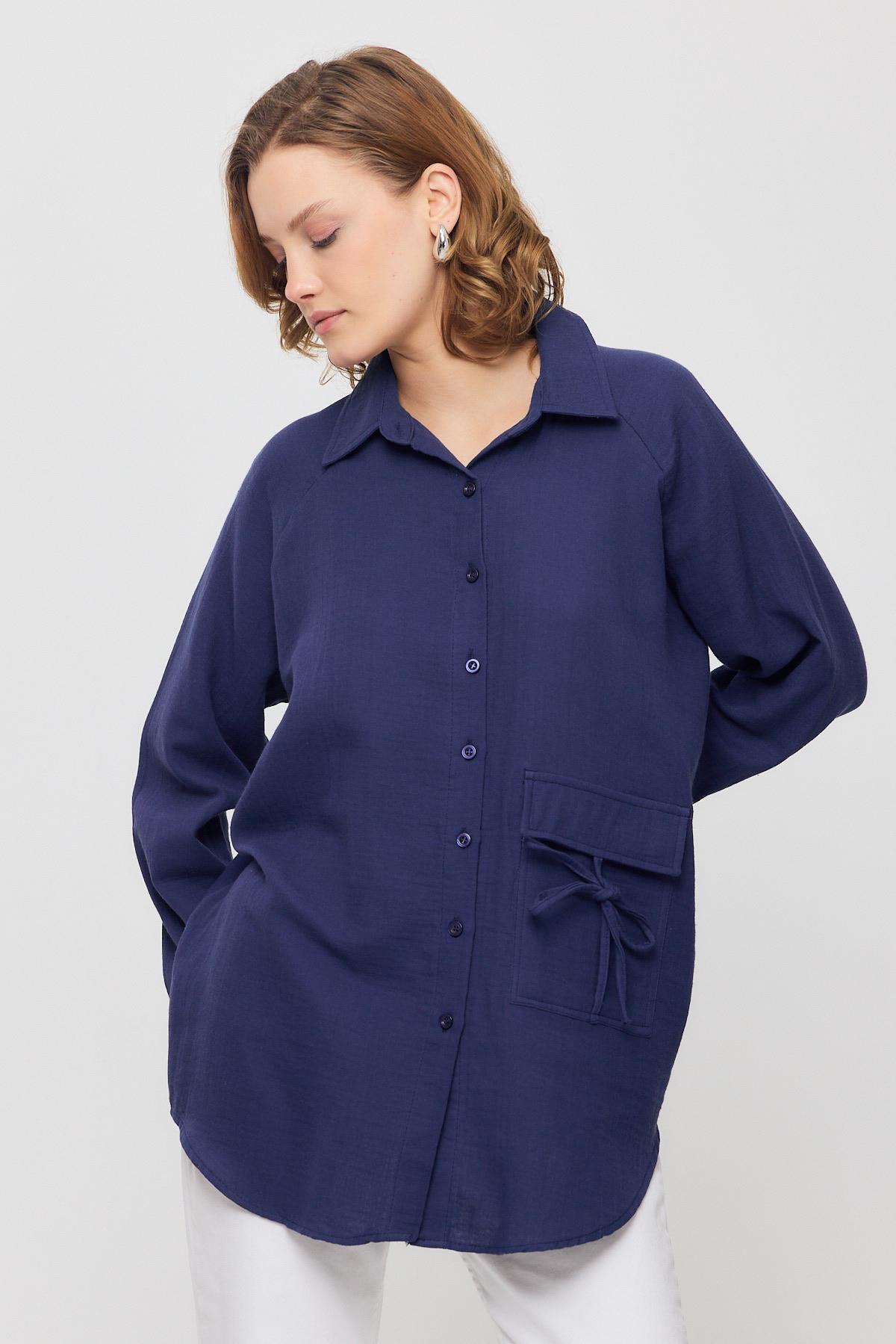 Laci Tek Cep Düğmeli Gömlek 4516A - 6