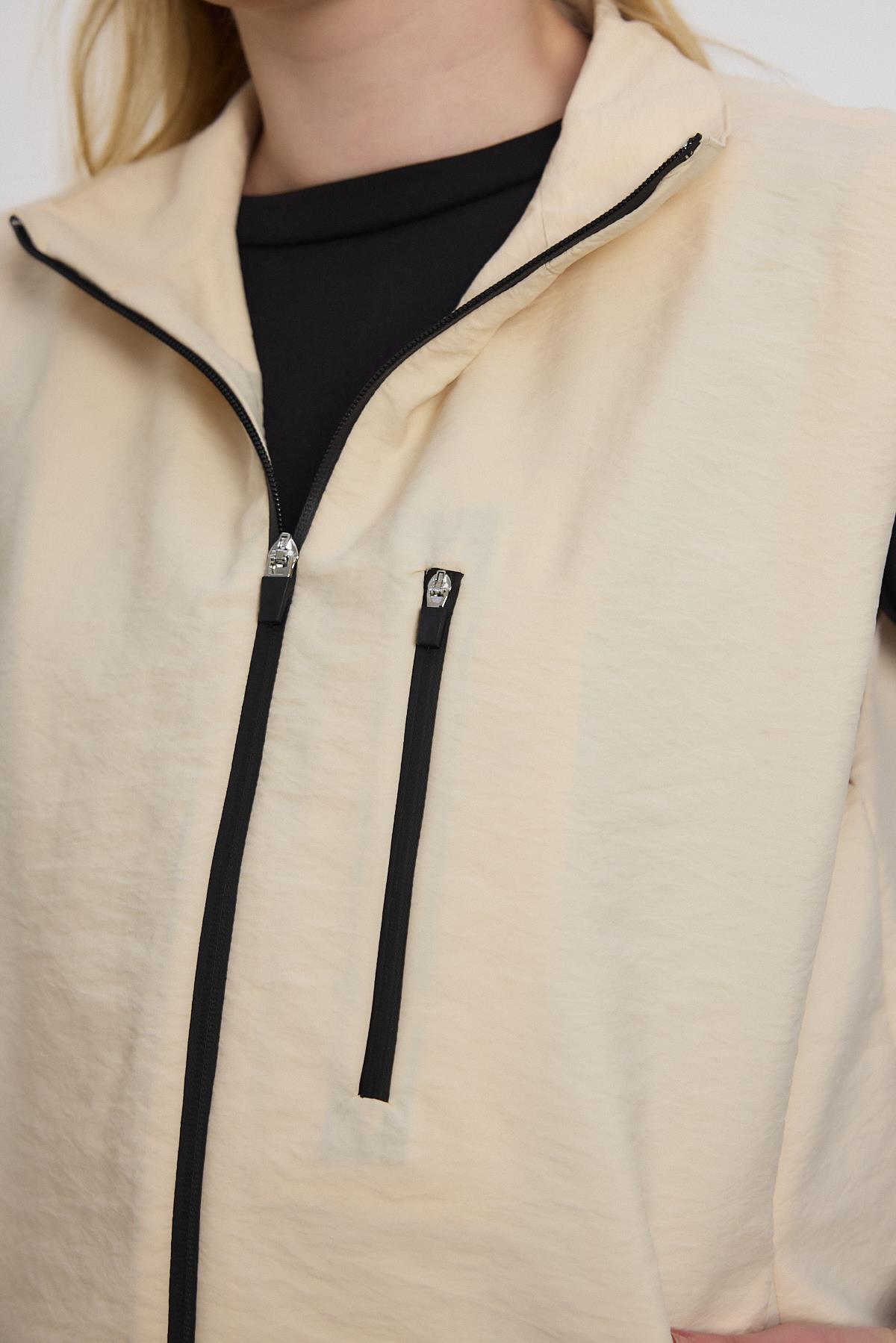 4523A Yan Cepli Sıfır Kol Yelek Taş - RAYS