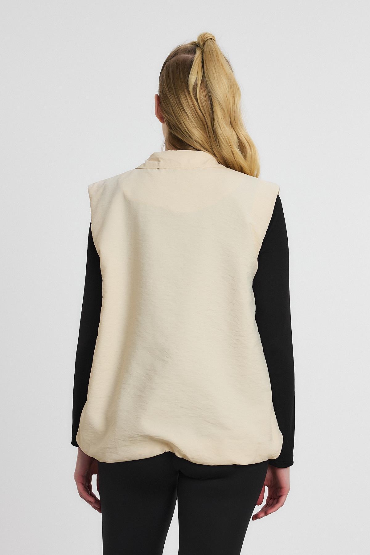 Taş Yan Cepli Sıfır Kol Yelek 4523A - 5