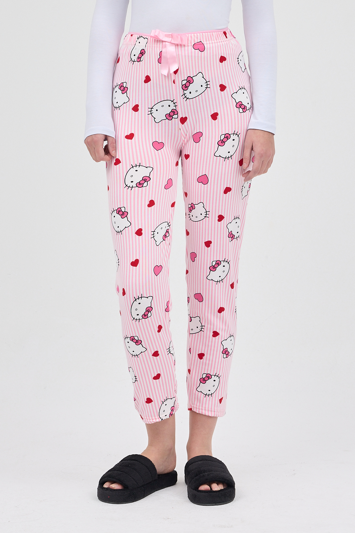 Pembe Desenli Kadın Pijama 4529 - 2