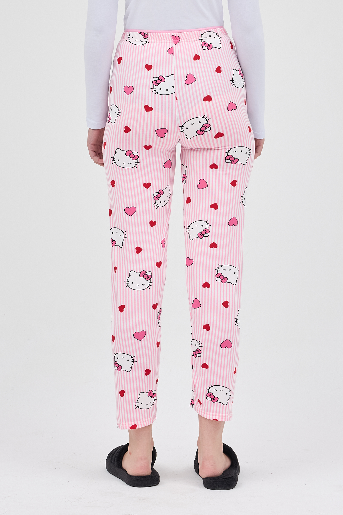 Pembe Desenli Kadın Pijama 4529 - 5