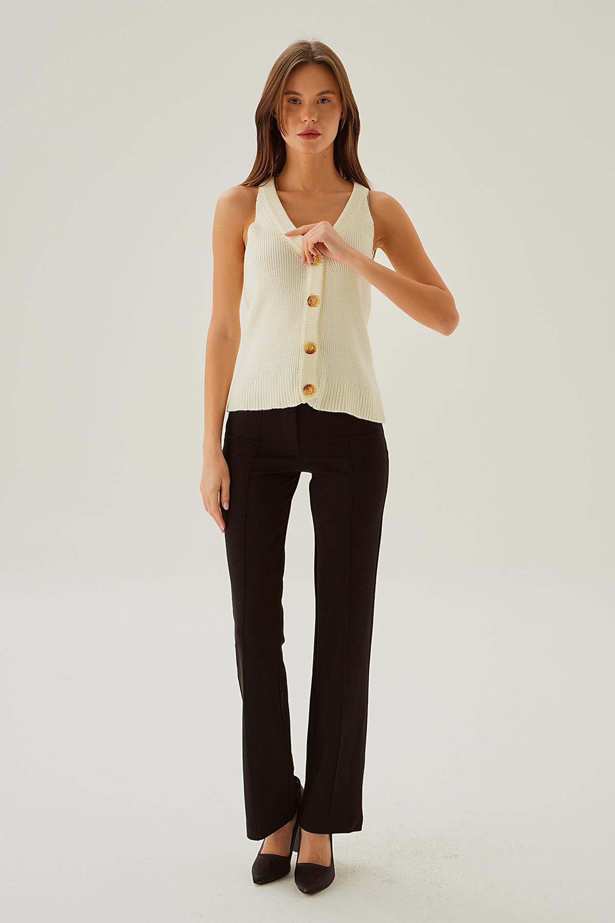 Kemik Triko Yelek 4530 - 2