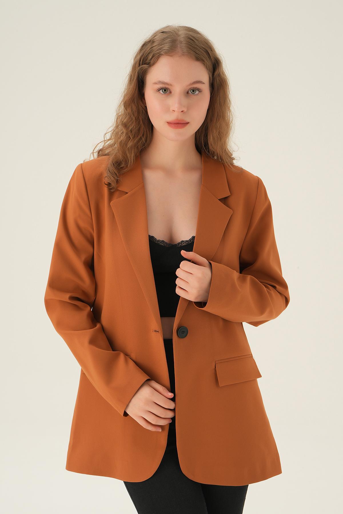 Taba Cepli Klasik Ceket 4618 - 1