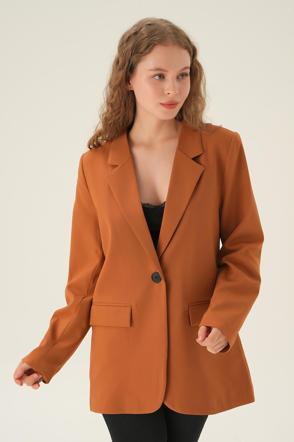 Taba Cepli Klasik Ceket 4618 - 2