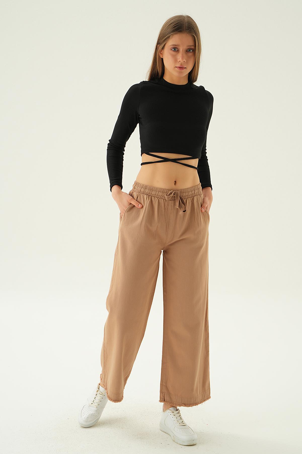 4760 Bol Paça Pantolon Camel - 2