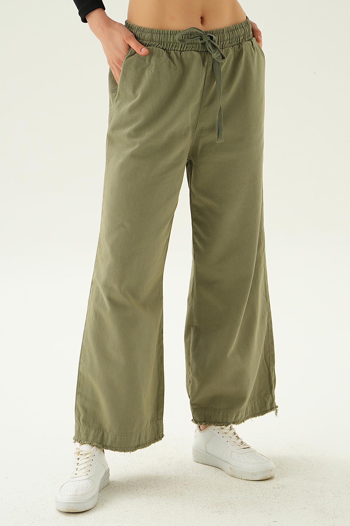 Haki Bol Paça Pantolon 4760 - 2