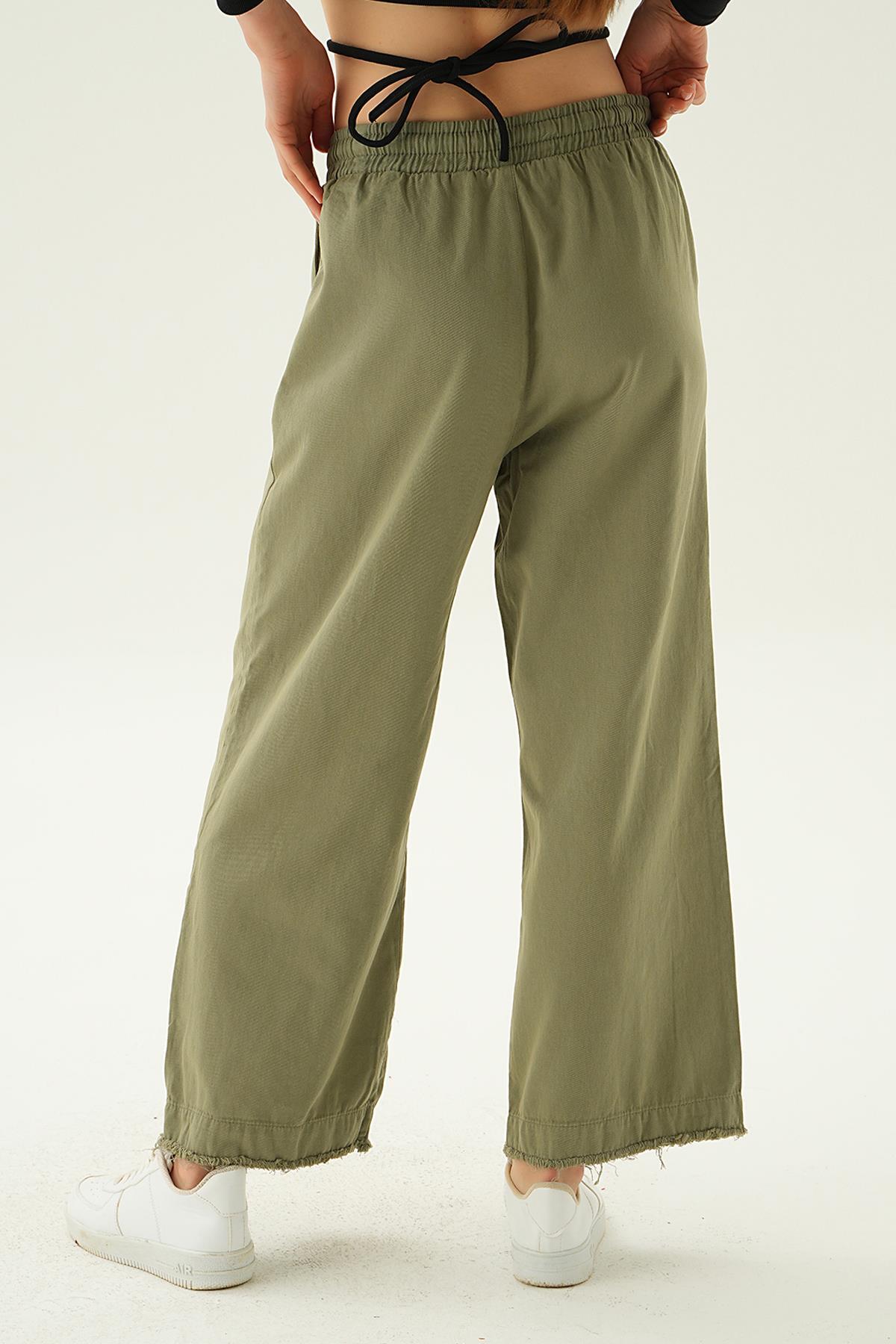 Haki Bol Paça Pantolon 4760 - 4