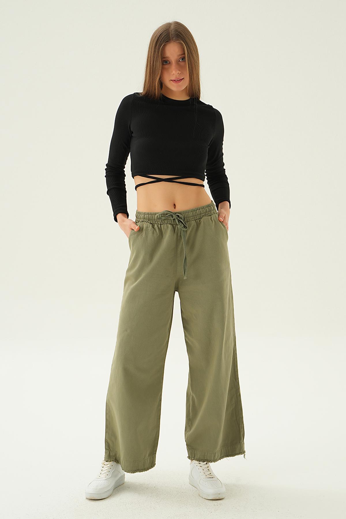 Haki Bol Paça Pantolon 4760 - 6