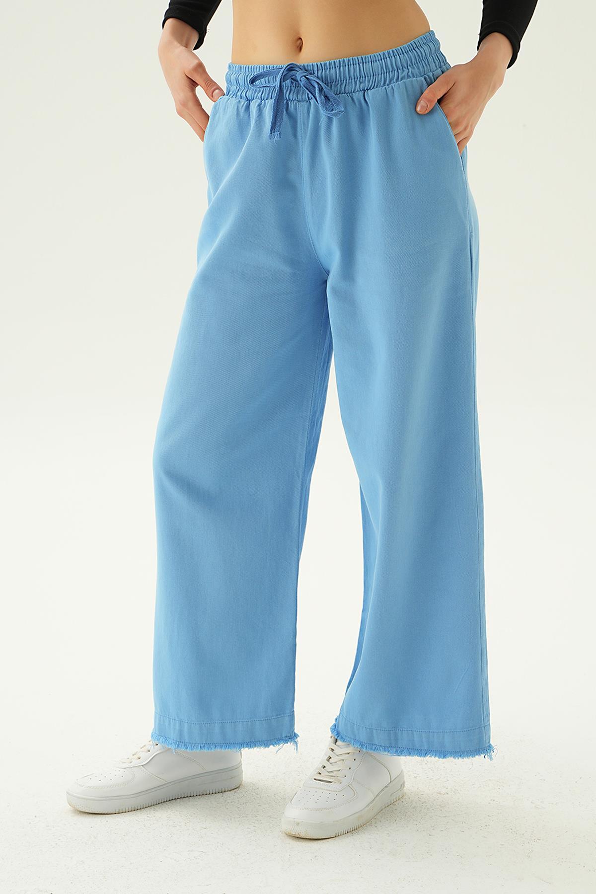 Mavi Bol Paça Pantolon 4760 - 5