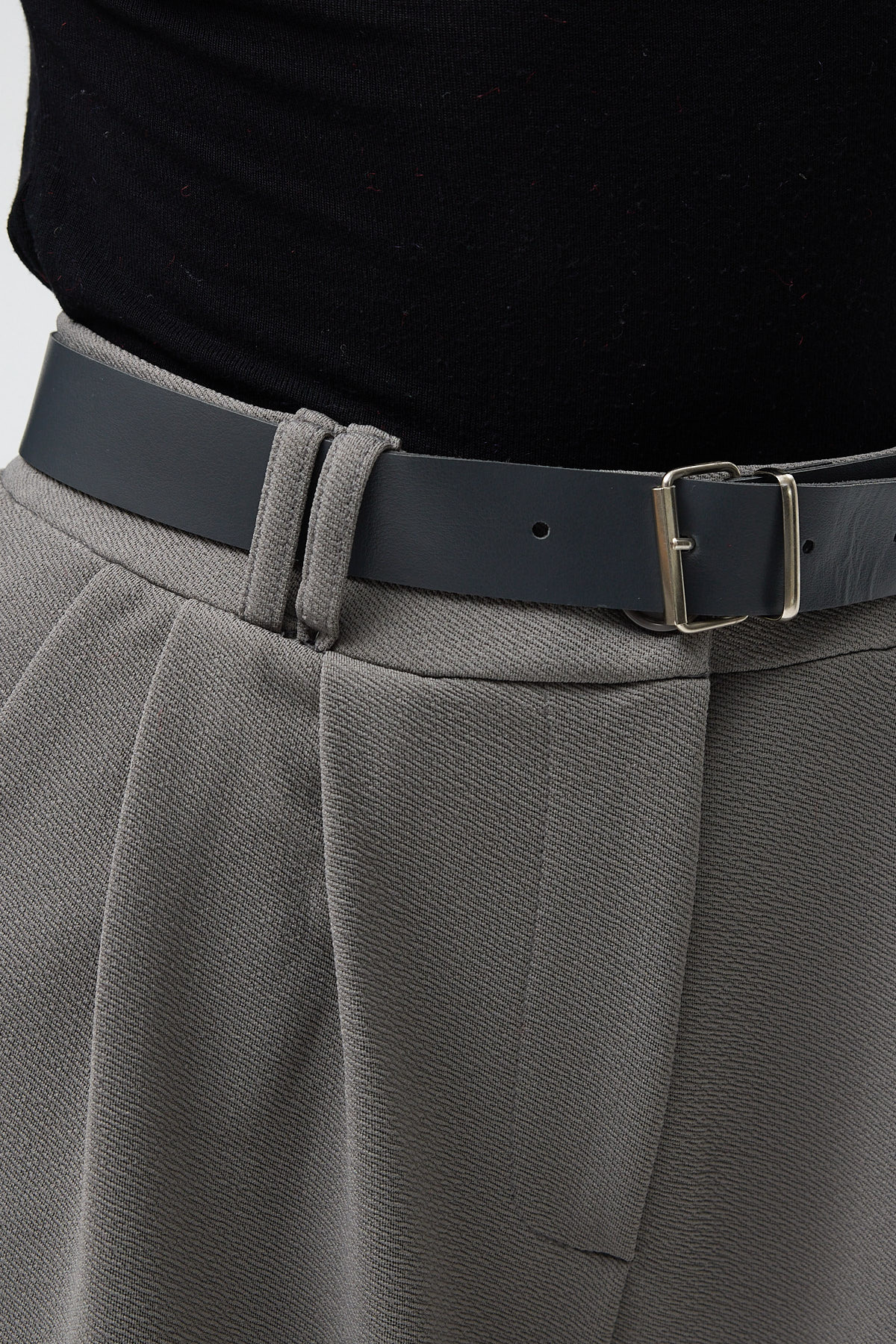 Gri Palazzo Likralı Kadın Pantolon 5009 - 4