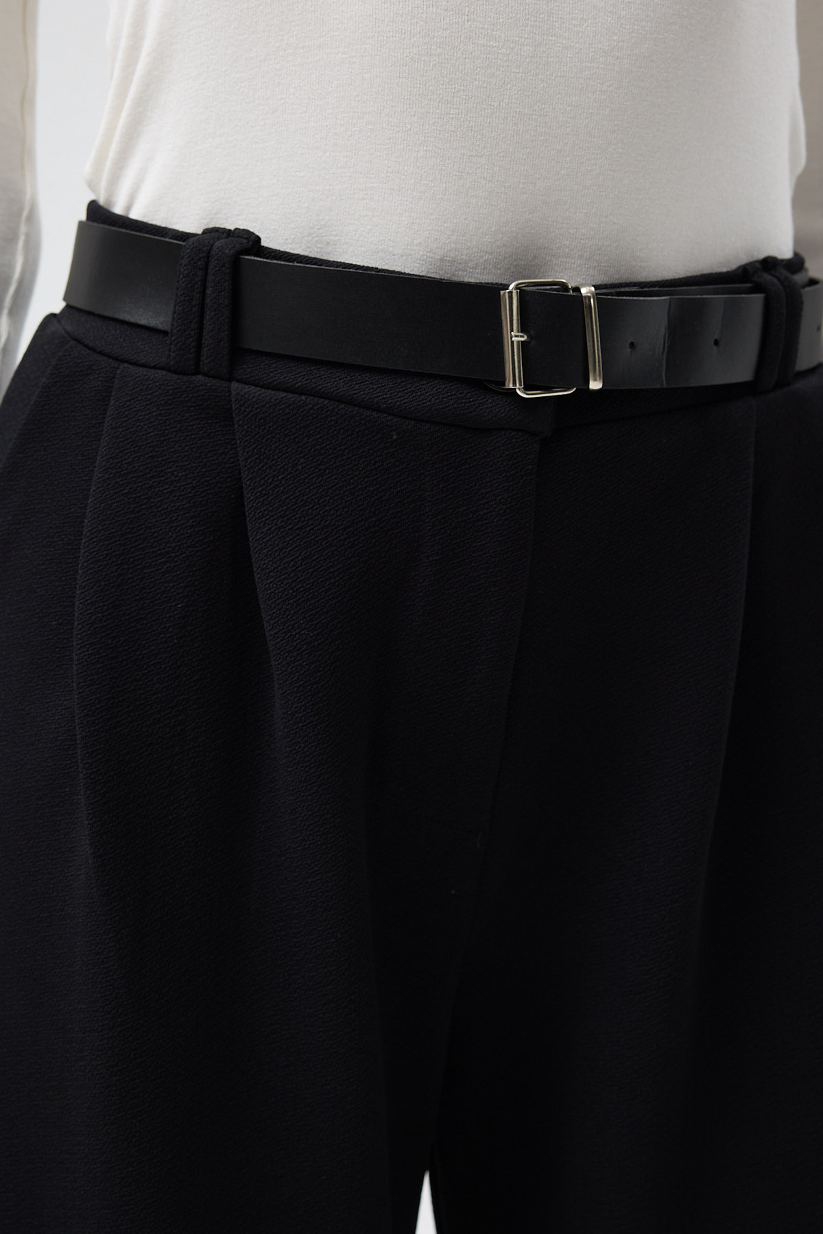 Siyah Palazzo Likralı Kadın Pantolon 5009 - 4