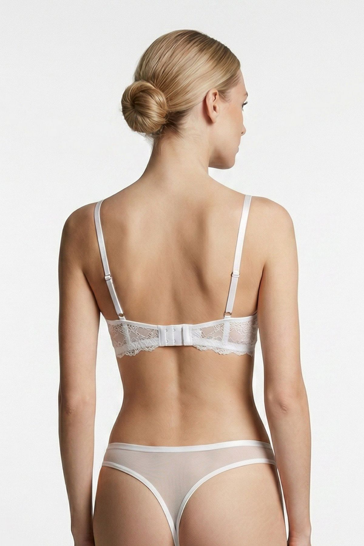 Ekru Dantel Detay Braled Takım 501 - RAYS