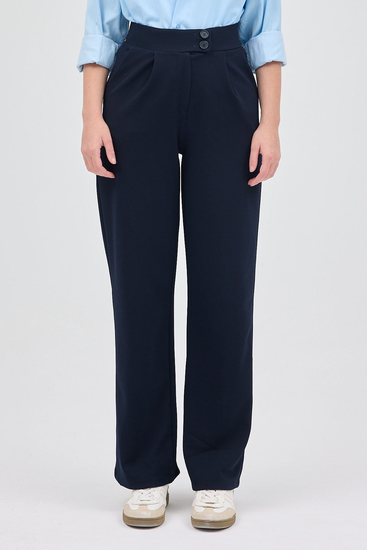 Laci Çift Düğmeli Kadın Pantolon 5010 - RAYS (1)