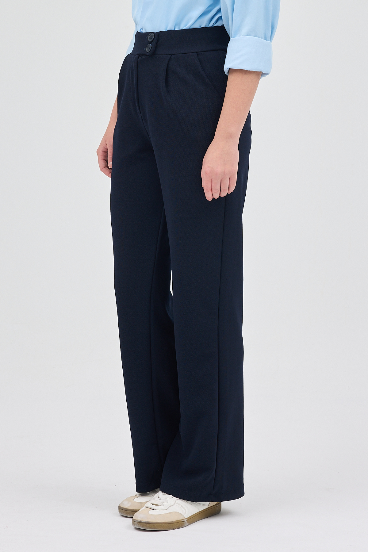 Laci Çift Düğmeli Kadın Pantolon 5010 - RAYS