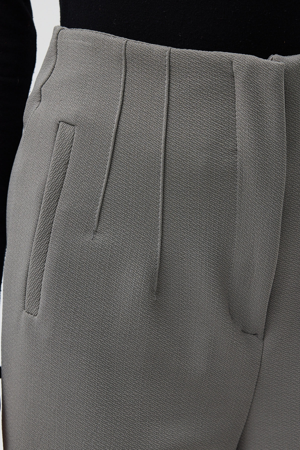 Gri Geniş Paça Kadın Pantolon 5012 - 4