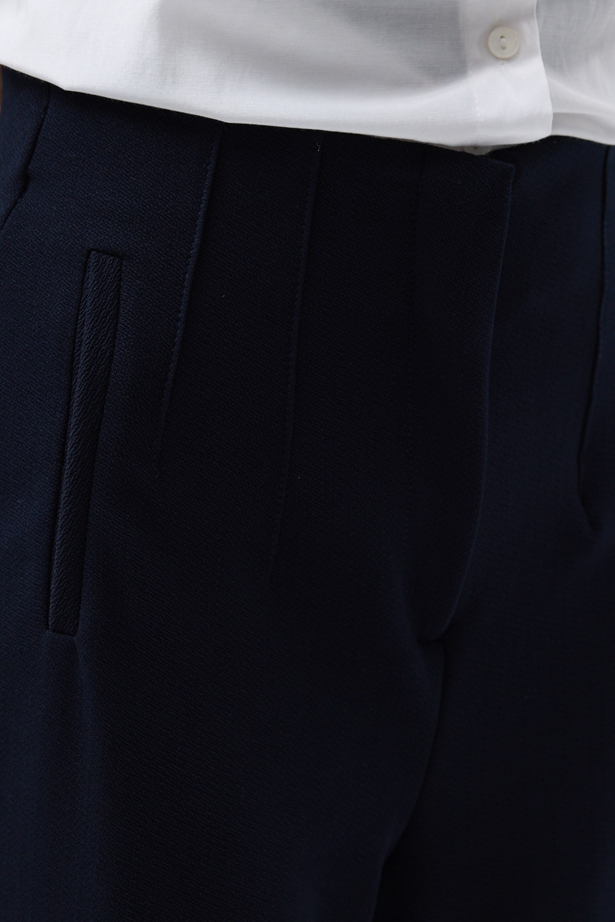 Lacivert Geniş Paça Kadın Pantolon 5012 - 4