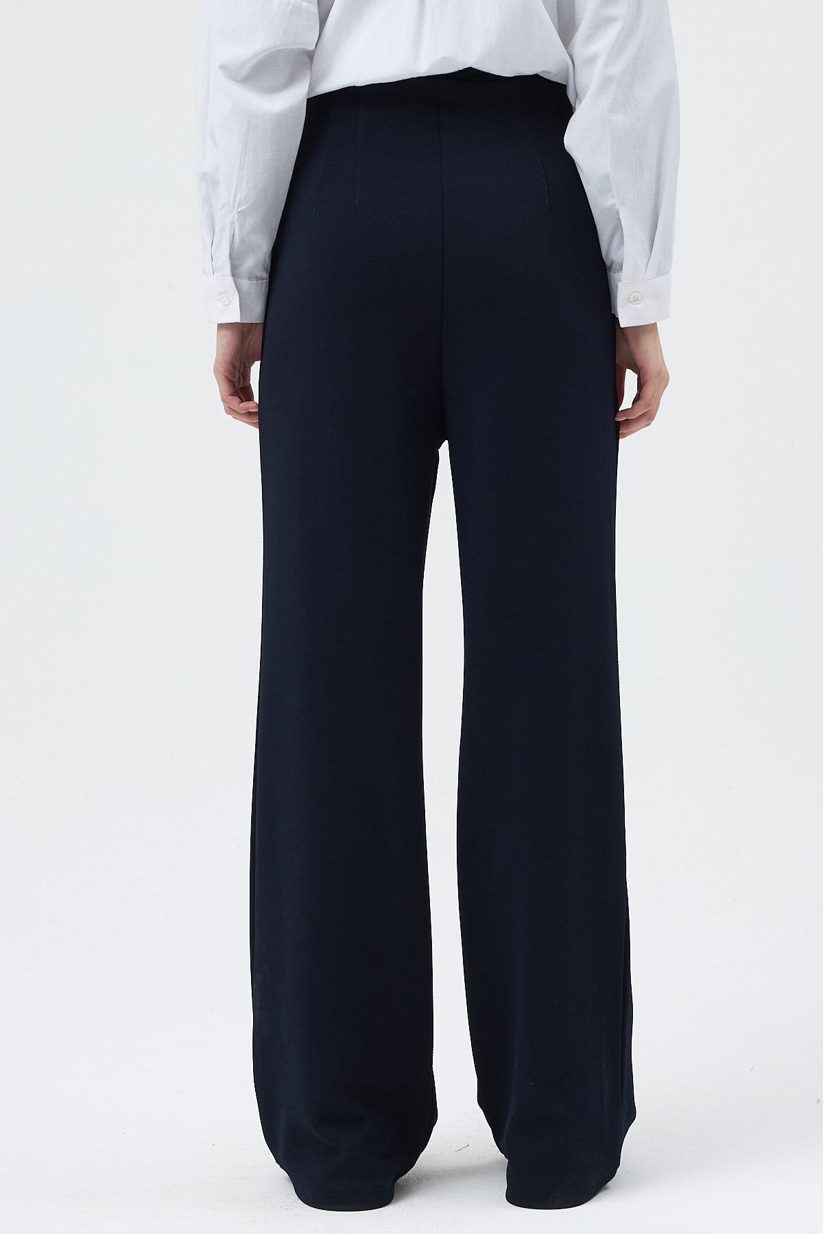 Lacivert Geniş Paça Kadın Pantolon 5012 - 5