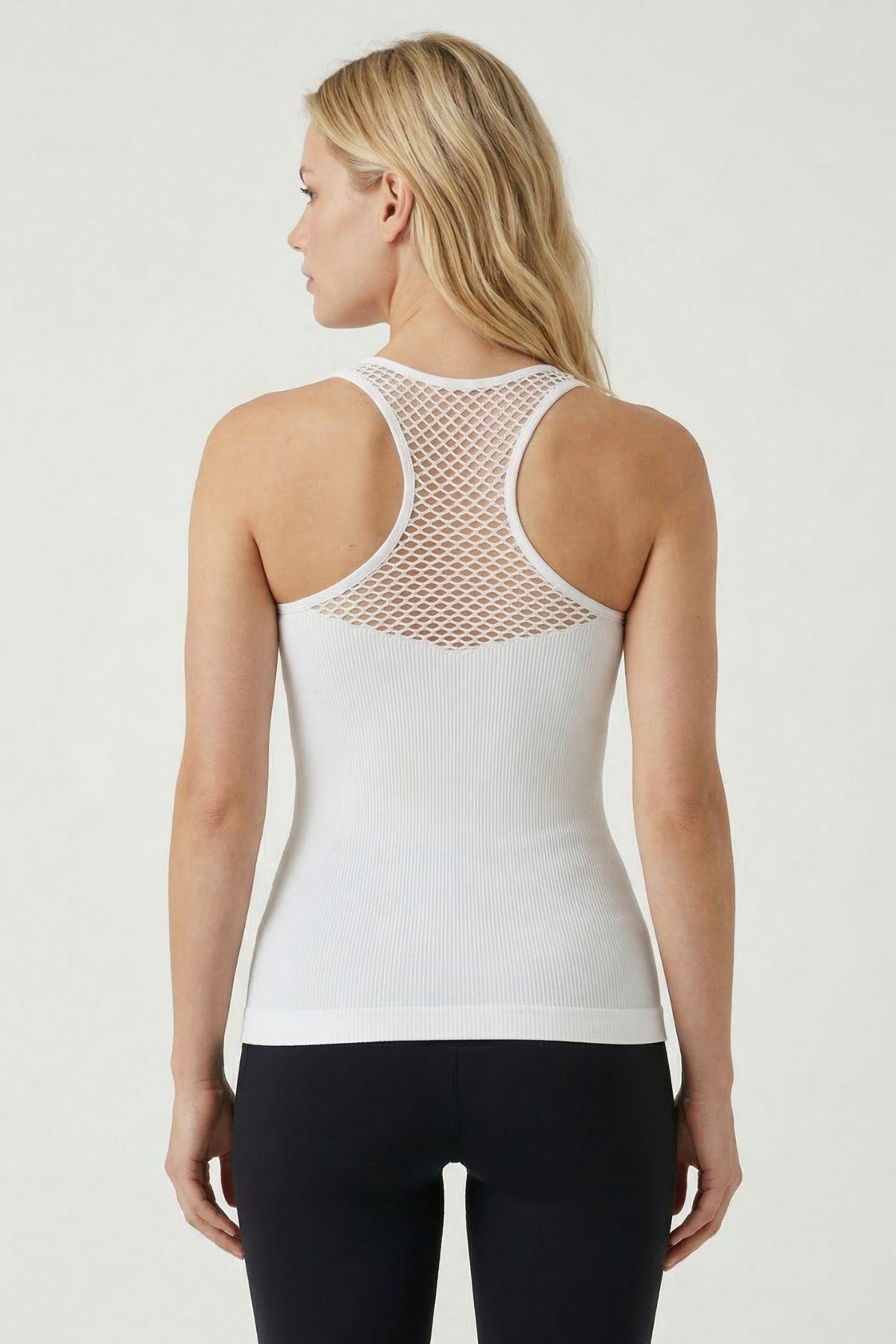 Sporcu Fileli Atlet 5030 Beyaz - 3